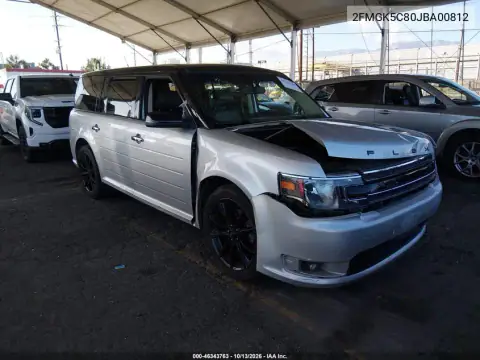2FMGK5C80JBA00812 — 2018 Ford FLEX, Передняя часть, фото до ремонта