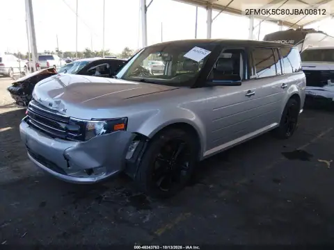 2018 Ford Flex Sel VIN 2FMGK5C80JBA00812 фото 3