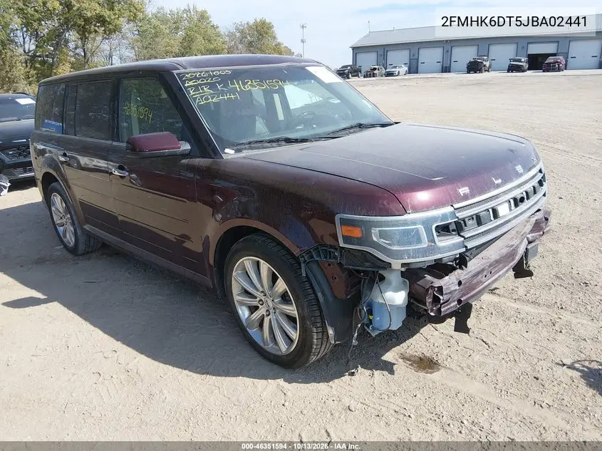 2FMHK6DT5JBA02441 — 2018 Ford FLEX, фото 2 с аукциона IAAI, Передняя часть
