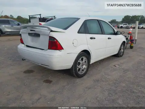 1FAFP34N37W285688 — 2007 Ford Focus, фото 5 с аукциона IAAI 21.10.2026, Задняя часть