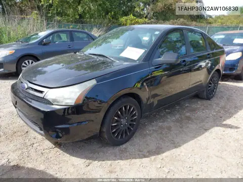 2010 Ford Focus Ses VIN 1FAHP3GN2AW106830 фото 2