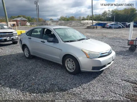 2010 Ford Focus Se VIN 1FAHP3FN2AW134001 фото 2