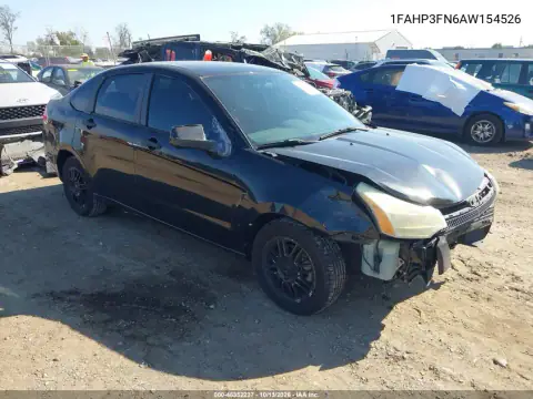 1FAHP3FN6AW154526 — 2010 Ford Focus, Передняя часть, фото до ремонта