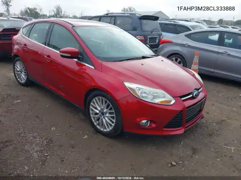 2012 Ford Focus Sel VIN 1FAHP3M28CL333888 фото 2