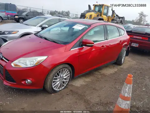 2012 Ford Focus Sel VIN 1FAHP3M28CL333888 фото 3