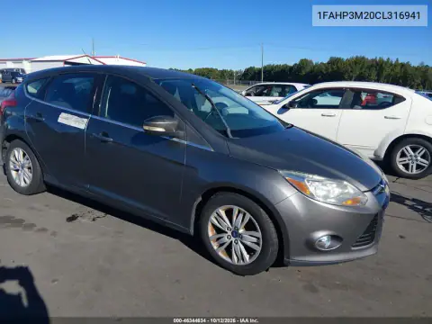 1FAHP3M20CL316941 — 2012 Ford Focus, Естественный износ, фото до ремонта