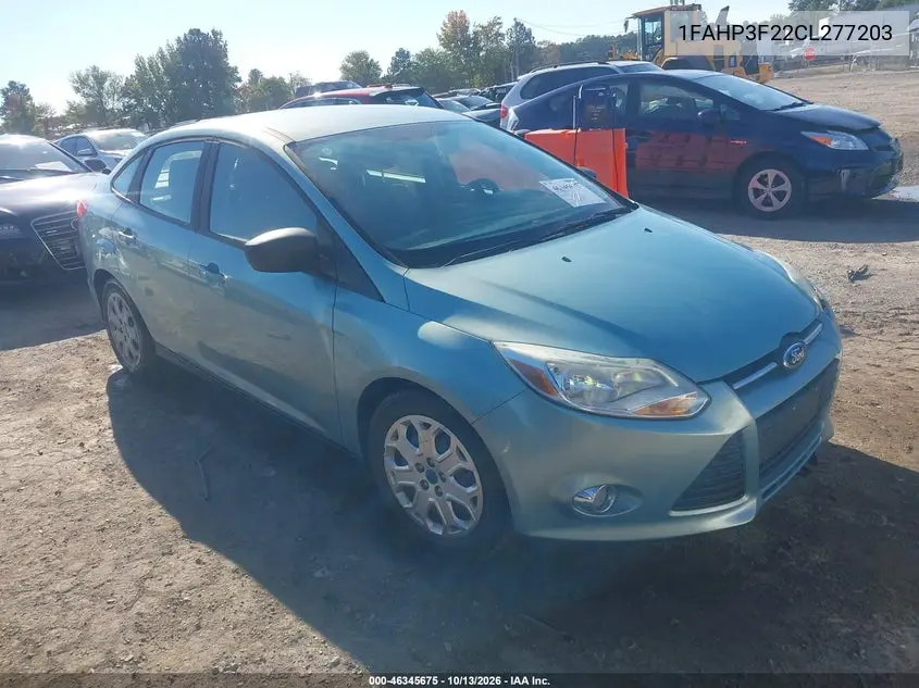 1FAHP3F22CL277203 — 2012 Ford Focus, фото 2 с аукциона IAAI, Передняя часть
