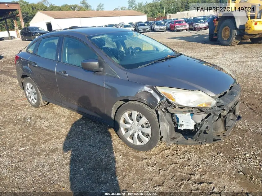 1FAHP3F27CL149524 — 2012 Ford Focus, photo 2 from IAAI, All-over damage