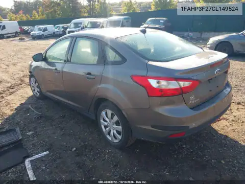 1FAHP3F27CL149524 — 2012 Ford Focus, photo 4 from IAAI, All-over damage