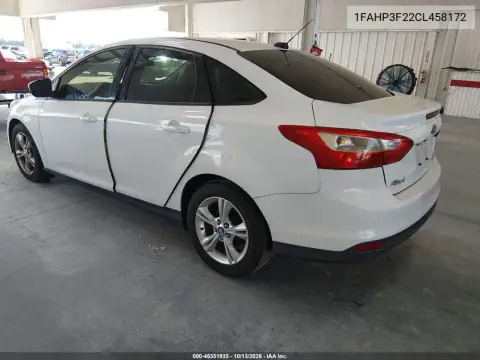 1FAHP3F22CL458172 — 2012 Ford Focus, фото 4 с аукциона IAAI, Правый бок