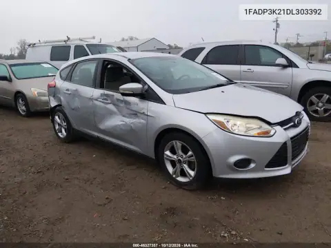 1FADP3K21DL303392 — 2013 Ford Focus, მარჯვენა მხარე, ფოტოები შეკეთებამდე