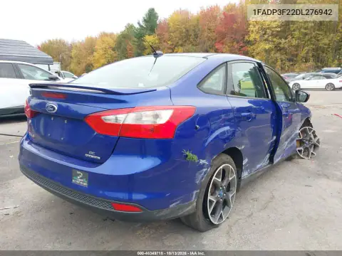 1FADP3F22DL276942 — 2013 Ford Focus, фото 4 с аукциона IAAI, Передняя часть