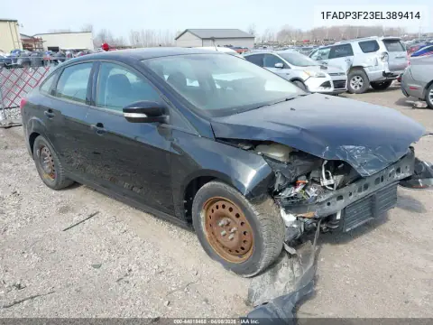 2014 Ford Focus Se VIN 1FADP3F23EL389414 фото 2