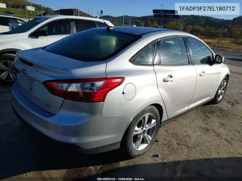 2014 Ford Focus Se VIN 1FADP3F27EL180712 фото 5