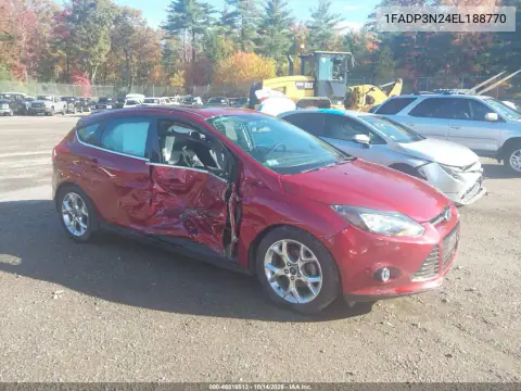 1FADP3N24EL188770 — 2014 Ford Focus, Передняя часть, фото до ремонта