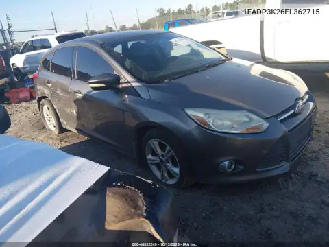 1FADP3K26EL362715 — 2014 Ford Focus, Правий бік, фото до ремонту