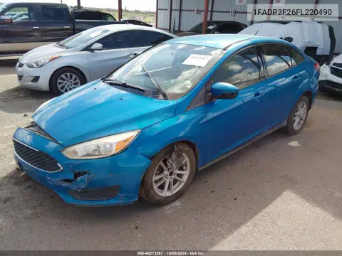 2015 Ford Focus Se VIN 1FADP3F26FL220490 фото 2