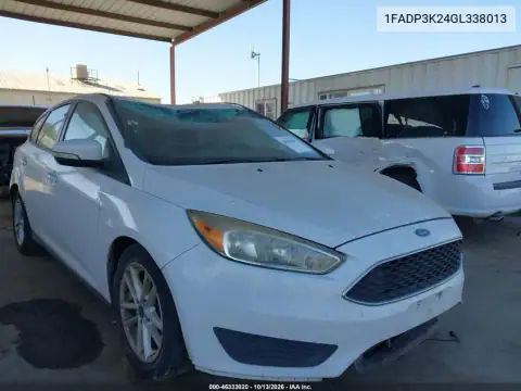 1FADP3K24GL338013 Ford Focus 2016 — повреждение Левый бок, фото до ремонта