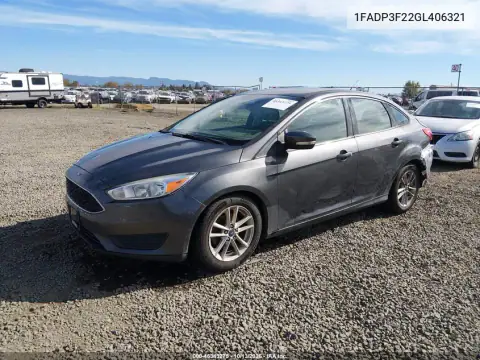 2016 Ford Focus Se VIN 1FADP3F22GL406321 фото 3