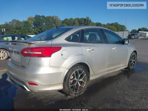 1FADP3F28GL335299 — 2016 Ford Focus, photo 4 from IAAI 21.10.2026, Normal wear