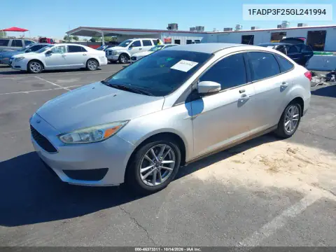 1FADP3F25GL241994 — 2016 Ford Focus, фото 3 с аукциона IAAI, Естественный износ