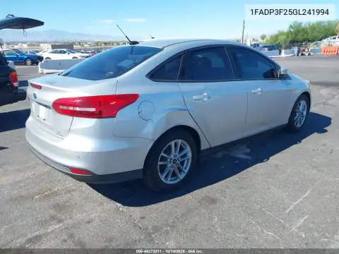 1FADP3F25GL241994 — 2016 Ford Focus, фото 5 с аукциона IAAI, Естественный износ