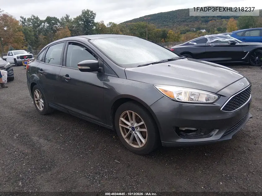1FADP3FEXHL218237 Ford Focus 2017 — повреждение Естественный износ, фото до ремонта