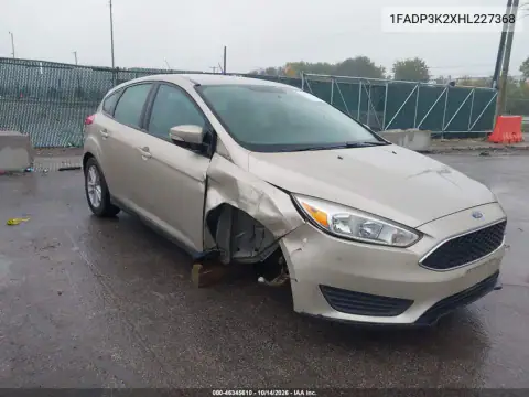 1FADP3K2XHL227368 — 2017 Ford Focus, Delantera derecha, fotos antes de reparar
