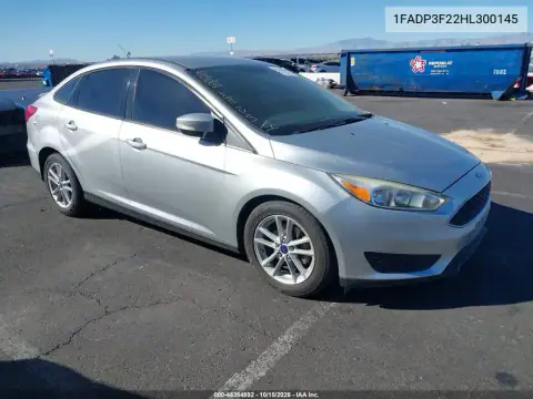 1FADP3F22HL300145 — 2017 Ford Focus, წინა მარცხენა ნაწილი, ფოტოები შეკეთებამდე