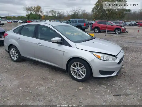 1FADP3F27HL203197 — 2017 Ford Focus, Lewy bok, zdjęć przed naprawą