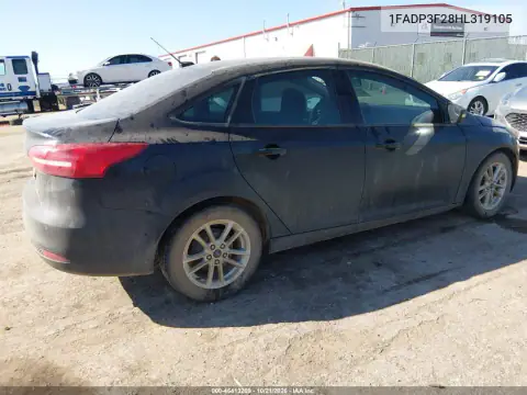 1FADP3F28HL319105 — 2017 Ford Focus, zdjęcie 4 z IAAI 30.10.2026, Normalne zużycie