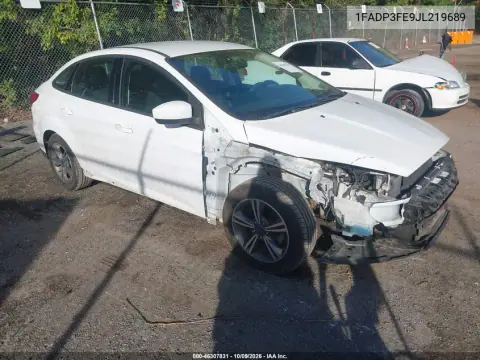 2018 Ford Focus Se VIN 1FADP3FE9JL219689 фото 2