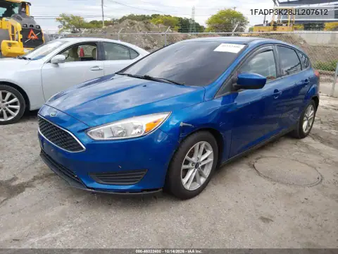 1FADP3K28JL207612 — 2018 Ford Focus, фото 2 с аукциона IAAI, повреждение штормом