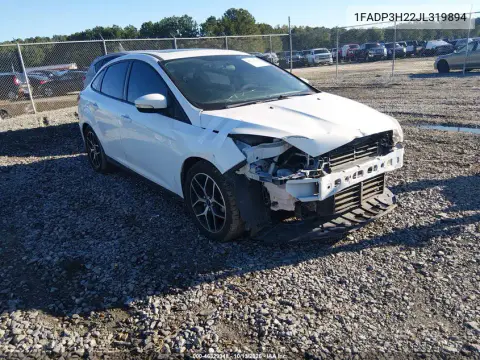 2018 Ford Focus Sel VIN 1FADP3H22JL319894 фото 2
