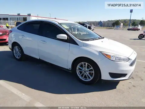 1FADP3F25JL316314 — 2018 Ford Focus, Lewy bok, zdjęć przed naprawą