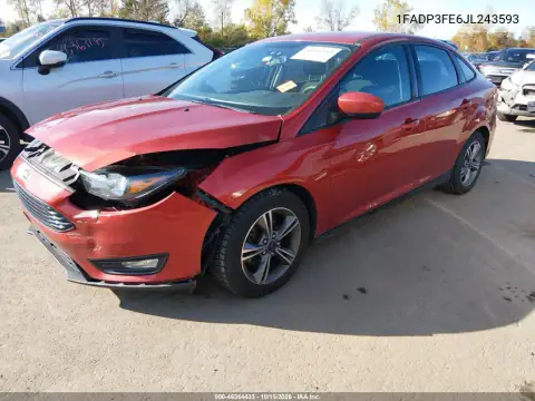 1FADP3FE6JL243593 — 2018 Ford Focus, фото 3 с аукциона IAAI, ПЕРЕДНЯЯ ЧАСТЬ