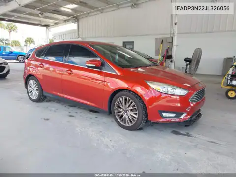 1FADP3N22JL326056 — 2018 Ford Focus, ЗАДНЯЯ ЧАСТЬ, фото до ремонта