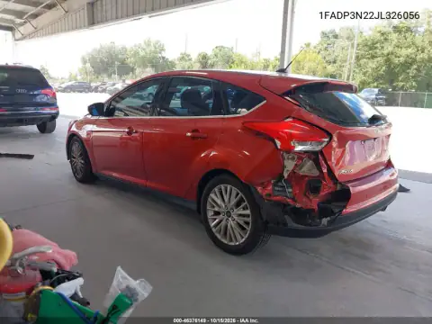 1FADP3N22JL326056 — 2018 Ford Focus, zdjęcie 4 z IAAI, Tył