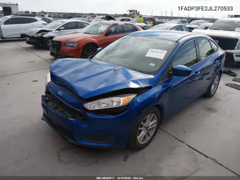 1FADP3FE2JL270533 — 2018 Ford Focus, фото 3 з IAAI, Передня частина