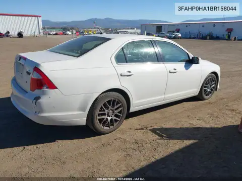 3FAHP0HA1BR158044 — 2011 Ford Fusion, photo 5 from IAAI, Repossessed