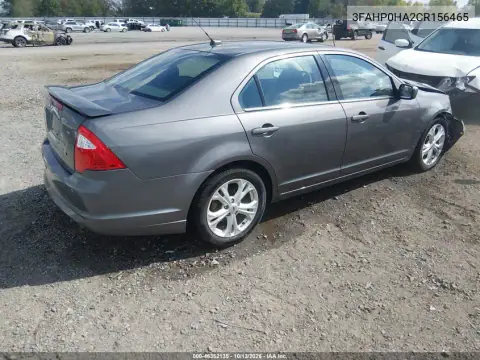 3FAHP0HA2CR156465 — 2012 Ford Fusion, photo 5 from IAAI, Front end