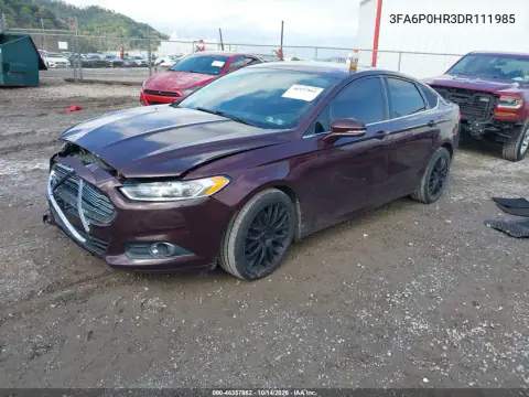 3FA6P0HR3DR111985 — 2013 Ford Fusion, фото 3 с аукциона IAAI, Передняя часть