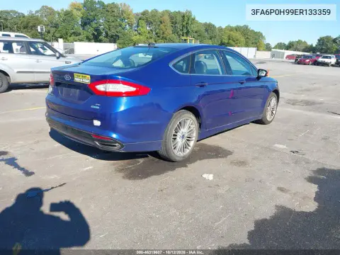2014 Ford Fusion Se VIN 3FA6P0H99ER133359 фото 5