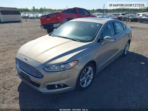 2016 Ford Fusion Hybrid Titanium VIN 3FA6P0RUXGR127205 фото 3