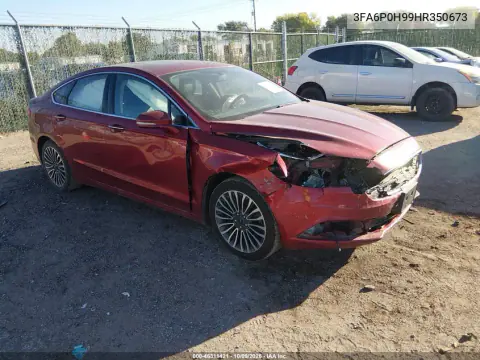 2017 Ford Fusion Se VIN 3FA6P0H99HR350673 фото 2