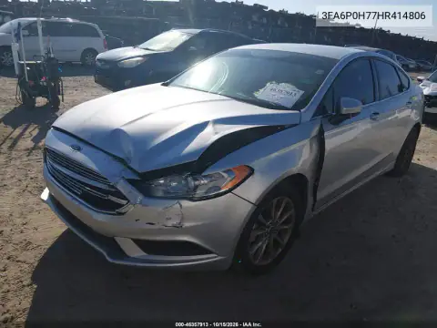 3FA6P0H77HR414806 — 2017 Ford Fusion, zdjęcie 3 z IAAI, Przód