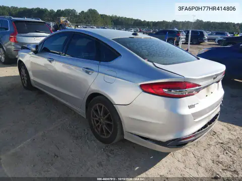 3FA6P0H77HR414806 — 2017 Ford Fusion, zdjęcie 4 z IAAI, Przód