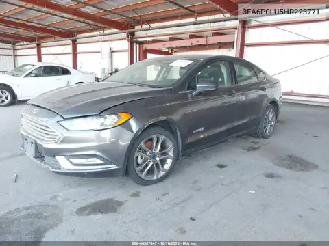 3FA6P0LU5HR223771 — 2017 Ford Fusion, photo 2 from IAAI, Normal wear