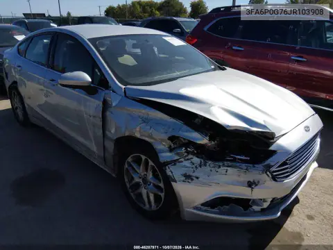 2018 Ford Fusion S VIN 3FA6P0G76JR103908 фото 2