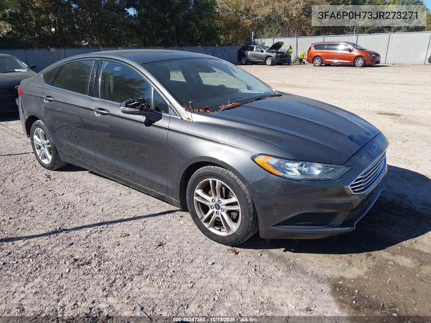 3FA6P0H73JR273271 — 2018 Ford Fusion, photo 2 from IAAI, Front end